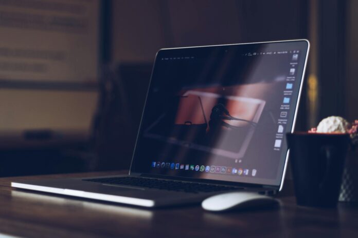 szukanie w laptopie informacji o efektach zarabiania na płatnych kwestionariuszach